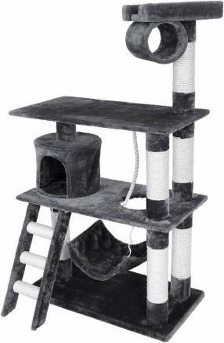 Topmast Krabpaal - Klimpaal - Pascal - grijs - 70 x 40 x 141cm