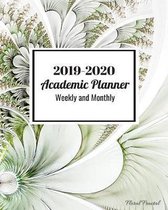 2019-2020 Academic Planner Weekly and Monthly Floral Fractal