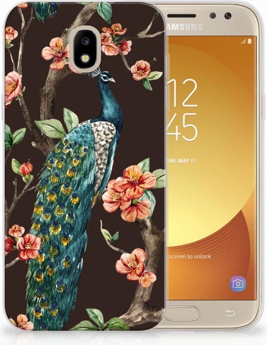 Housse TPU Silicone Etui pour Samsung Galaxy J5 2017 Coque Téléphone  Peacock Avec Des... | bol.com