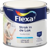 Flexa Strak in de Lak Zijdeglans - Buitenverf - Crème - 2,5 liter