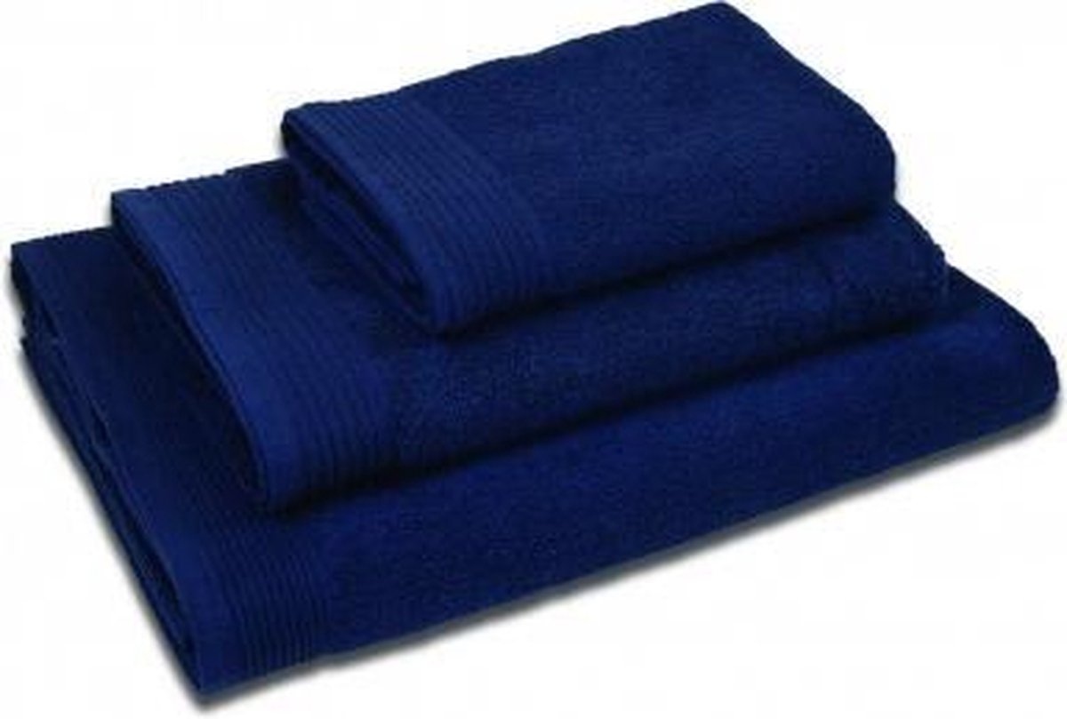 The One Badlaken 450 gram 100 x 180 cm Donkerblauw