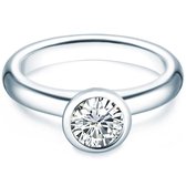 Tresor Solitaire ring - Sterling zilver - zilver - 50