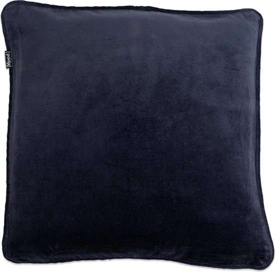 In The Mood Fluweel Sierkussen 50x50 cm Marine Blauw In The Mood Fluweel Sierkussen 50x50 cm Marine Blauw
