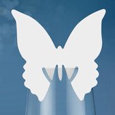 Naamkaartje vlinder voor glas (10st)