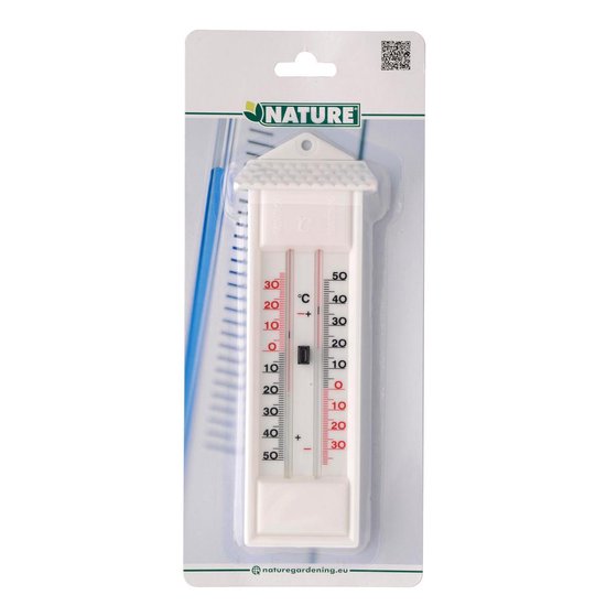 helemaal gezagvoerder Verlichting Nature - Muurthermometer - Min-Max - thermometer | bol.com