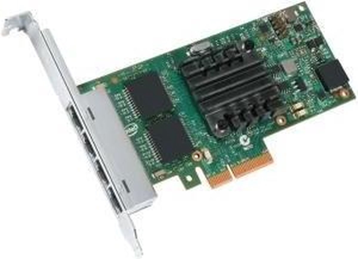Intel Ethernet Server Adapter I350-T4 - Netwerkadapter - PCIe 2.1 x4 laag profiel - 1000Base-T x 4