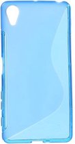Comutter silicone case hoesje blauw Sony Xperia X Performance