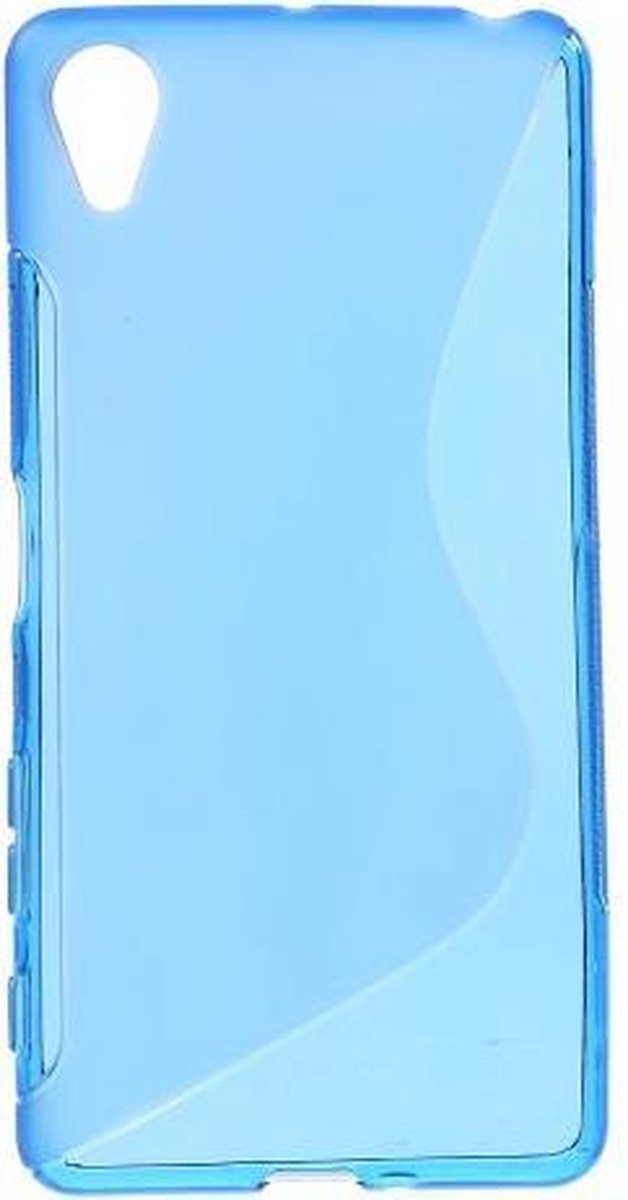 Comutter silicone case hoesje blauw Sony Xperia X Performance