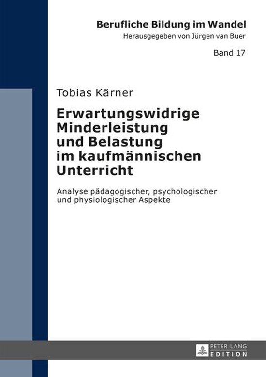 Berufliche Bildung im Wandel 17 - Erwartungswidrige Minderle ... - cover