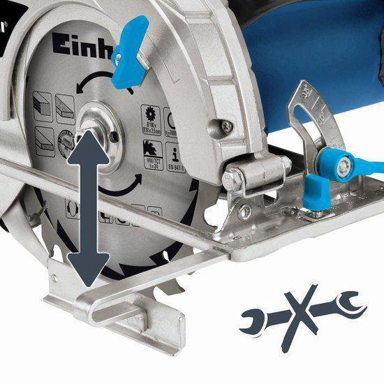 Fierastrau Circular De Mana Einhell TC-CS 1400, 1400 W, 5200 RPM, 66 Mm Adancime Taiere 4330937