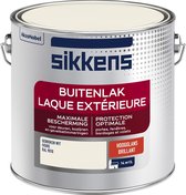 Sikkens Buitenlak Hoogglans RAL 9010 - 2,5 liter