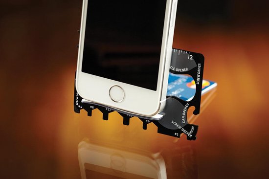 Wallet Ninja Multitool Card - 18 tools - voor in je portemonnee