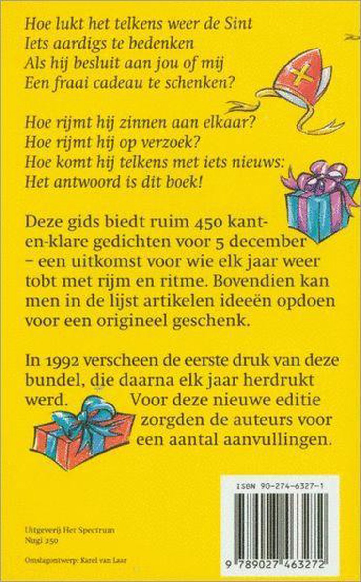 Prisma En Klare Sinterklaasgedichten, Ron Schroder | | Boeken | bol.com