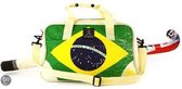 Brabo Flags Deluxe Brasil Schoudertas - Sporttas - Beige