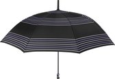 Perletti Paraplu Strepen 102 Cm Zwart