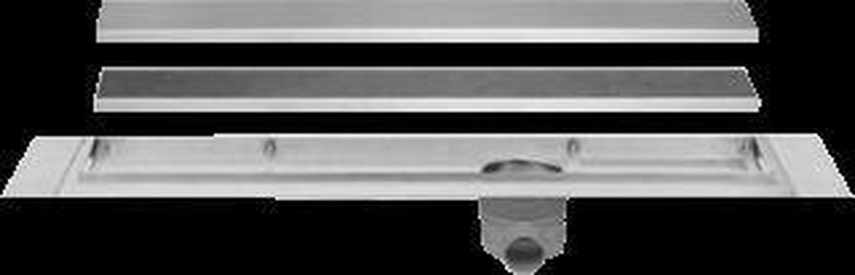Easy Drain Multi TAF douchegoot met verstelbaar frame en zijuitloop 50 mm 200 cm EDMTAF2000 tegelrooster
