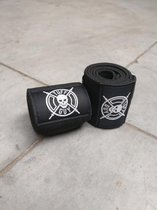 Tuff Guy - Professionele Wrist Wraps - BLACK - Heavy Duty Support en Hulp bij Fitness, Bodybuilding, Powerlifting, Gewichtheffen en Crossfit
