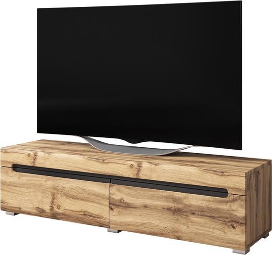 TV kast TV meubel Taylor design 140 houtstructuur