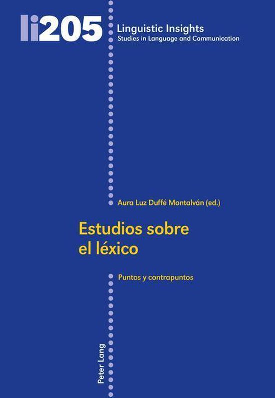 Linguistic Insights 205 - Estudios sobre el léxico - cover