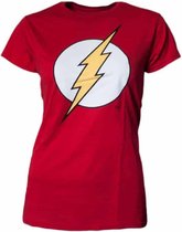 DC Comics The Flash logo Dames T-shirt Maat XL