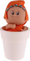Falca Pop In Bloempot 21 Cm  Oranje