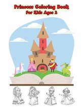 Princess Coloring Book For Kids Ages 2
