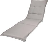 Coussin de chaise longue Kopu® Prisma Silver 195x60 cm - Confort Extra