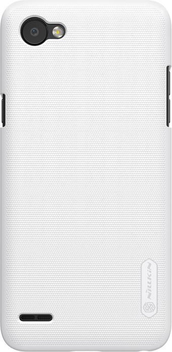 Nillkin Frosted Shield HardCase + Displayfolio voor LG Q6 - Wit