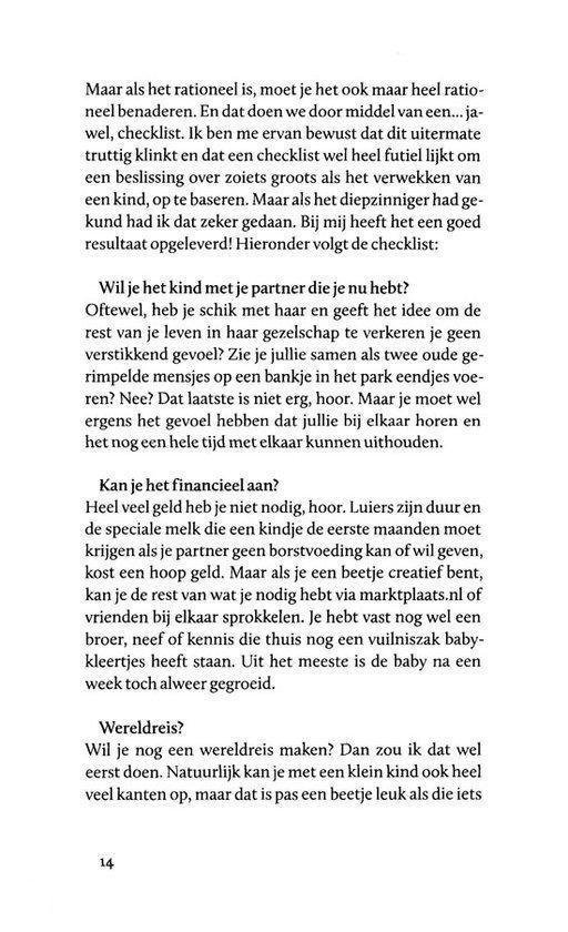 Bladzijde 14 van het boek 'Ik, Papa'.