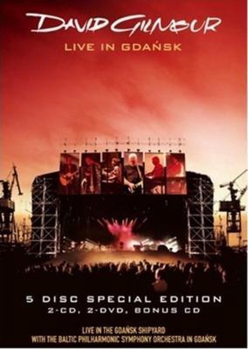 Live In Gdansk (Limited Edition 3 CD + 2 DVD), David Gilmour CD