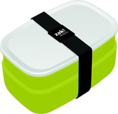 Zak!Designs Lunchbox - Incl. Bestekset - Groen-Wit