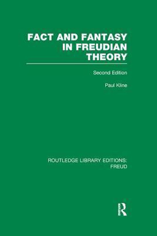 Routledge Library Editions: Freud- Fact and Fantasy in Freud ... - cover