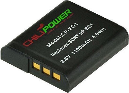 Sony NP-BG1 NP-FG1 camera accu 1100mAh vervanger voor Cybershot DSC-H, DSC-W, DSC-T series