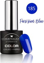 Cosmetics Zone UV/LED Hybrid Gel Nagellak 7ml. Parisian Blue 185