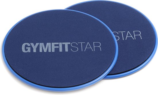 Set de disques coulissants - set de fitness bleu YOGISTAR