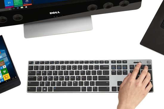 Vooroordeel wit hond Dell 580-AFQE US QWERTY Premier draadloos toetsenbord en draadloze muis  KM717 (Origineel) | bol.com