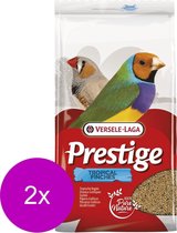 Versele-Laga Prestige Tropical Birds - Nourriture pour oiseaux - 2 x 4 kg