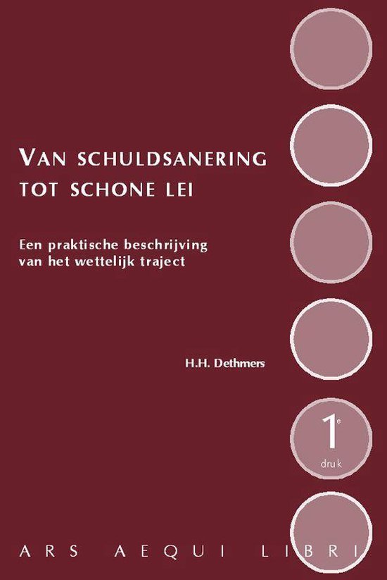 Cover van het boek 'Van Schuldsanering tot schone lei / druk 1' van H.H. Dethmers en H. Dethmers