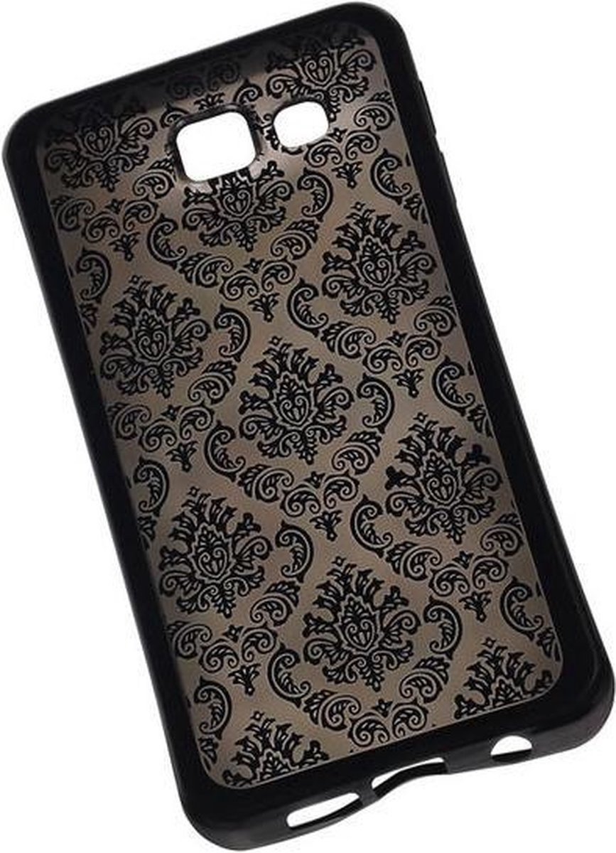 Zwart Brocant TPU back case cover hoesje voor Samsung Galaxy A3 (2016)