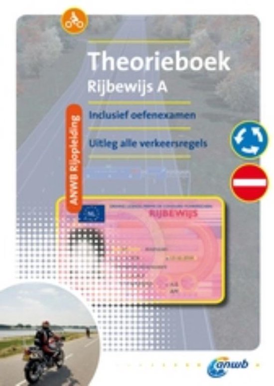 Cover van het boek 'Theorieboek Rijbewijs A'