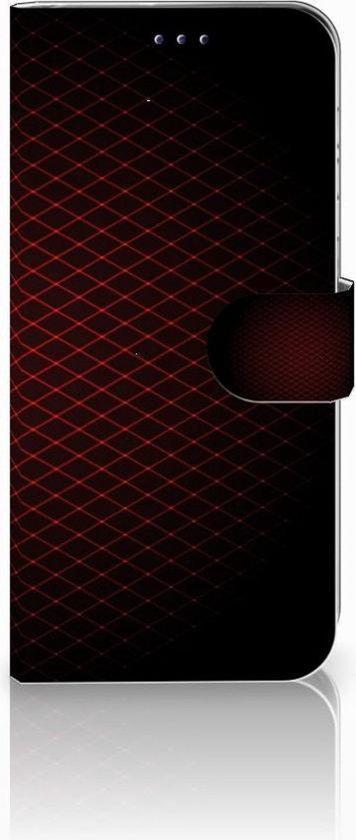 Samsung Galaxy A50 Telefoon Hoesje Geruit Rood