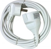Elektrofix verlengsnoer 3 x 1 met randaarde wit 3 m