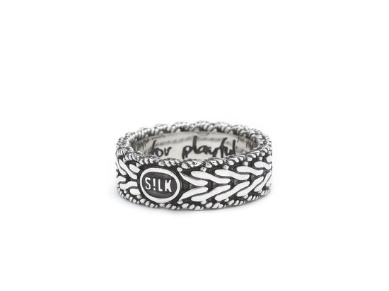 SILK Jewellery - Zilveren Ring - Infinite - 239.18,5 - Maat 18,5