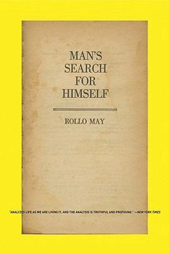 Boek cover Mans Search for Himself van Rollo May (Paperback)