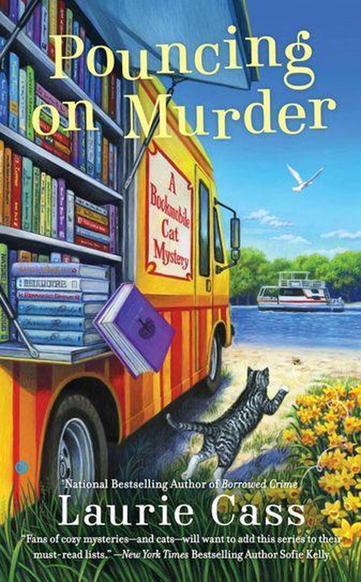 A Bookmobile Cat Mystery 4 - Pouncing on Murder - cover
