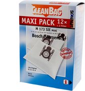 CleanBag stofzuigerzakken 12 stuks - Geschikt voor Bosch Siemens - D E F G H - Inclusief 2 filters - Alternatief - Maxipack - Voordeelpak