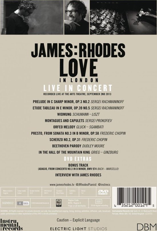 Love In London - James Rhodes