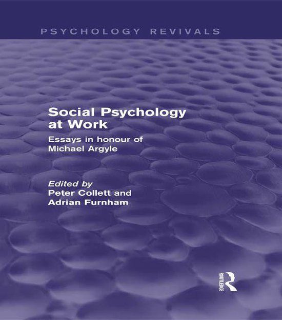 Social Psychology at Work
