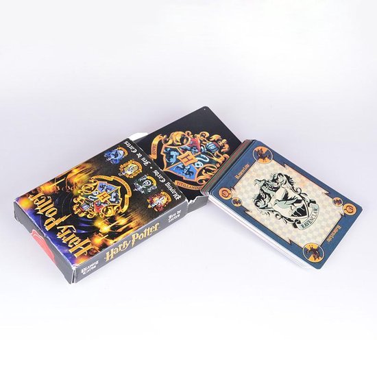 Afbeelding van het spel Harry Potter speelkaarten Hogwarts Zweinstein thema