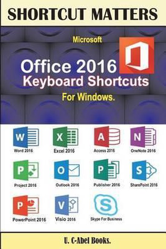 Shortcut Matters- Microsoft Office 2016 Keyboard Shortcuts F ... - cover